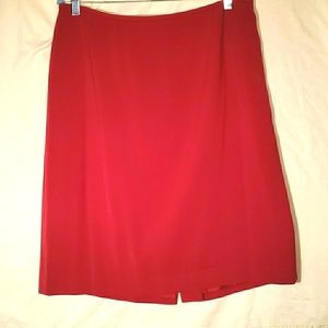 Kasper Women's Skirt, Size 18, Dark Salmon color